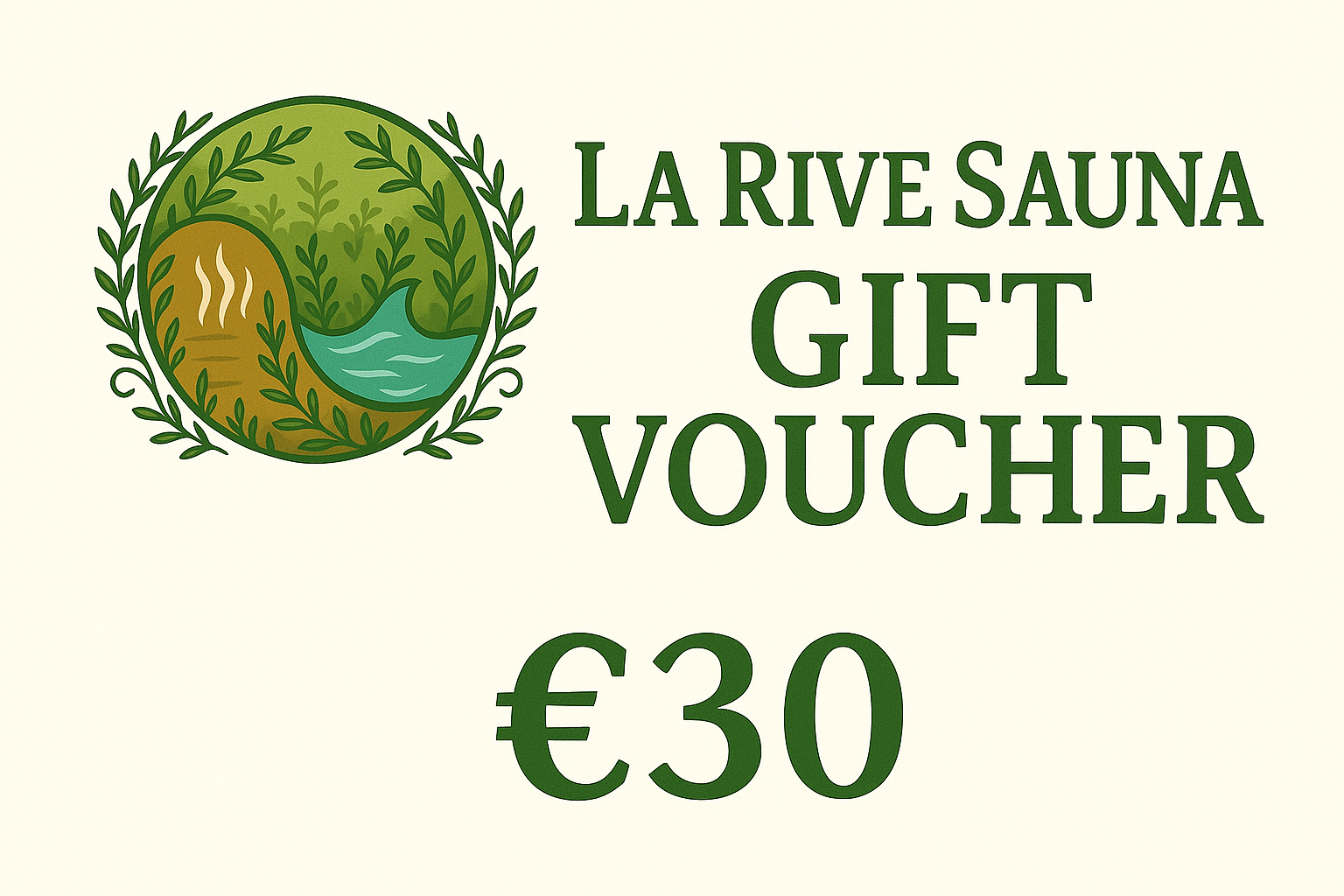 La Rive Sauna Gift Voucher